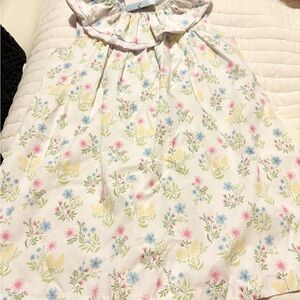 bella bliss Floral Kids Dress - Pink, Blue, Yellow